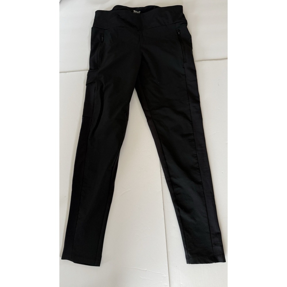 Crivit Women's Sz M8-10 Black Leggings Athletic Pants EUC